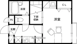 レオパレスシャルム【2階】の間取り