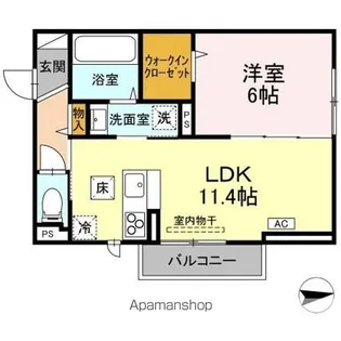 RESUA向中野 C棟【1階】の間取り