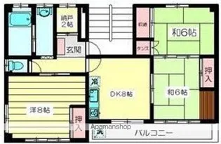 新井マンション【301号室】の間取り