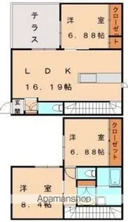 NEORA SION【1階】の間取り