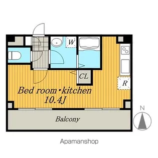 ディアコート東尾久【2階】の間取り