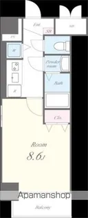 エム スクエア【6階】の間取り