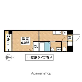 エクセルシオール栄【3階】の間取り