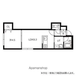 フォーシーズン大通Ⅱ【2階】の間取り