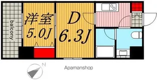 コンフォリア駒澤【6階】の間取り