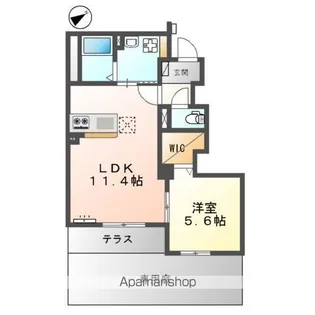 ポンテ・リング 壱番館【1階】の間取り