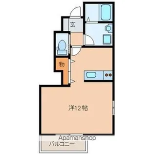 ヴィラ・イースト【1階】の間取り