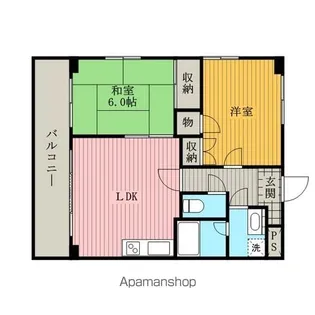 グランドール相模【3-F号室】の間取り