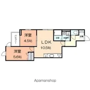 BLUE LOTUS【3階】の間取り