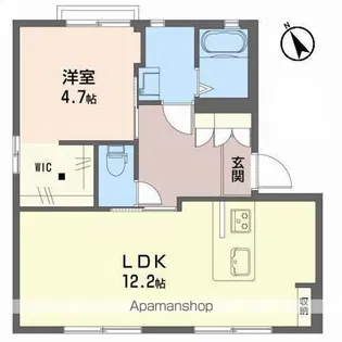 シティ.カーサ.桜【1階】の間取り
