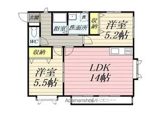 大井アパート【2階】の間取り