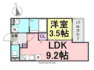 COSINESS尼崎(コッジーネスアマガサキ)【2階】の間取り