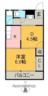 佐藤ハイツ【2階】の間取り