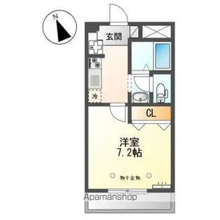 EハウスOZAKI(イーハウスオザキ)【1階】の間取り