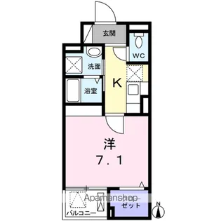 ライジング練馬【2階】の間取り