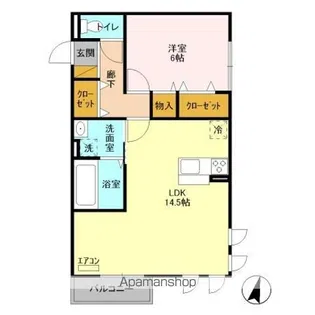 メゾン ド ソレイユ E【3階】の間取り