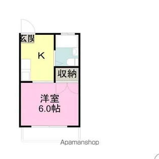 サントーク南栄【1階】の間取り