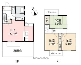 ミュージア屋島A・B棟【A号室】の間取り