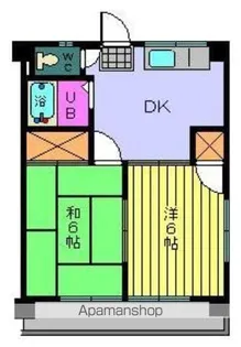 メゾンド・クレール【201号室】の間取り