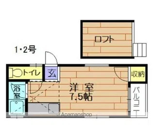 ベストハイム地行【1階】の間取り