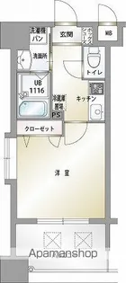 エンクレスト薬院Ⅲ【9階】の間取り