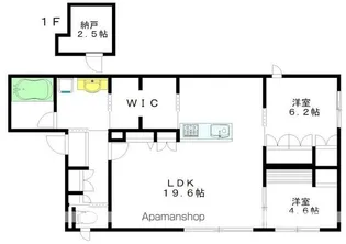 VILLE中村【201号室】の間取り