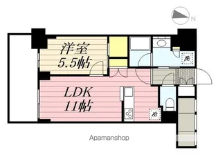 東京都中野区大和町1丁目【マンション】の間取り