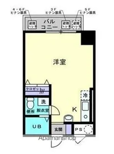 グレイス中野町【302号室】の間取り