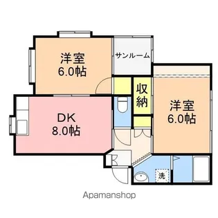ガーデンハウス7【2階】の間取り