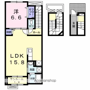 クエストC【3階】の間取り