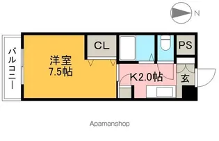 コートクレソン21【12階】の間取り
