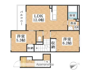 STELLINA【2階】の間取り