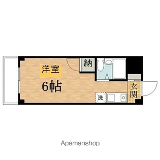 1Rの間取り画像