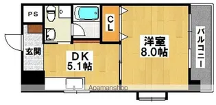 ブランカ中百舌鳥【5階】の間取り