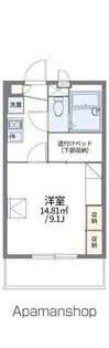 レオパレスコート ヤヒロ Ⅱ【2階】の間取り
