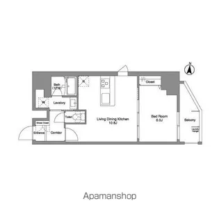 DAFFITTO錦糸町【2階】の間取り