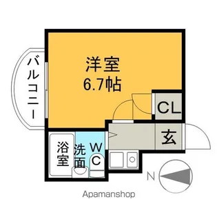 サンハイツ喜多山【5階】の間取り