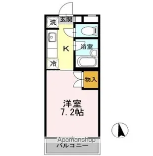 スイートピアFUJI B棟【3階】の間取り
