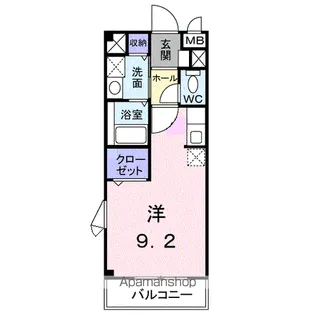 モルティ・MK【207号室】の間取り