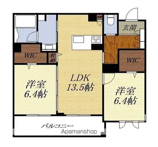 メグスタ【1階】の間取り