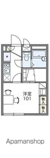 レオパレスプルメリア21【2階】の間取り