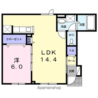 BELICE【1階】の間取り