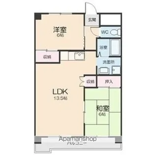 ヴィラ街苑【3階】の間取り