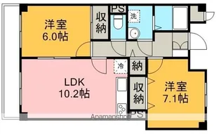 メゾンファミーユ南大塚【2階】の間取り