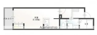 BIOTOP(ビオトープ)広瀬【3階】の間取り