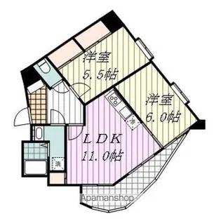プレアール保免西【403号室】の間取り