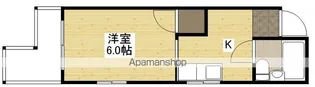 外尾ビル【304号室】の間取り