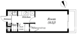 コテージ千代【305号室】の間取り