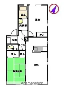 メゾンK・T C棟【106号室】の間取り
