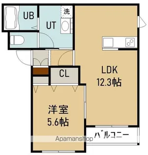 ネサンス(ネサンス)【1階】の間取り